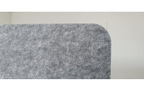 Office Trennwand Stellwand 180cm x 90cm Eco Office Line graues PET-Vlies