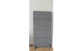 Office Trennwand Stellwand 180cm x 90cm Eco Office Line graues PET-Vlies
