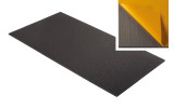 Hochwertiger Planer Schaumstoff MicroPor 100 x 50 x 1cm anthrazit,klebend - Schallschutzplatte