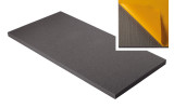 Hochwertiger Planer Schaumstoff MicroPor 100 x 50 x 3cm anthrazit,klebend - Schallschutzplatten
