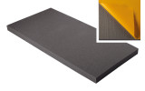 Hochwertiger Planer Schaumstoff MicroPor 100 x 50 x 5cm anthrazit,klebend - Schallschutzplatten