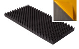 Akustik Noppenschaumstoff MicroPor 100 x 50 x 7cm anthrazit klebend - Schaumstoff in Bestqualität