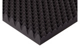 Akustik Noppenschaumstoff MicroPor 100 x 50 x 7cm anthrazit klebend - Schaumstoff in Bestqualität