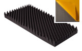 Akustik Noppenschaumstoff MicroPor 100 x 50 x 9cm anthrazit klebend - Schaumstoff in Bestqualität