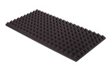 Pyramidenschaumstoff Eco-Line 100 x 50 x 5cm anthrazit - Eco Pyramidenschaum