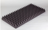 Akustik Pyramidenschaumstoff MicroPor 100 x 50 x 10cm anthrazit - Schaumstoff in Bestqualität