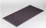 Akustik Pyramidenschaumstoff MicroPor 100 x 50 x 3cm anthrazit - Schaumstoff in Bestqualität