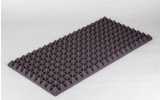 Akustik Pyramidenschaumstoff MicroPor 100 x 50 x 5cm anthrazit - Schaumstoff in Bestqualität