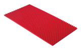 Roter Akustikschaumstoff Noppenschaumstoff 100x50x2cm