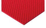 Roter Akustikschaumstoff Noppenschaumstoff 100x50x2cm