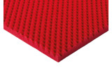 Roter Akustikschaumstoff Noppenschaumstoff 100x50x4cm