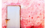 Akustikbild Türe an roter Wand