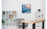 Akustikbild Fluss in Winterlandschaft