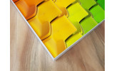 Akustikbild Regenbogen Stühle