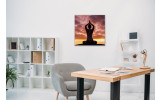 Akustikbild Yoga zum Sonnenuntergang