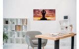 Akustikbild Yoga zum Sonnenuntergang