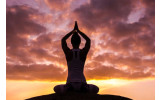 Akustikbild Yoga zum Sonnenuntergang