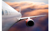 Akustikbild Flugzeug über den Wolken - nah
