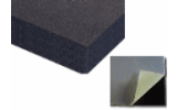 Hochwertiger Planer Schaumstoff MicroPor 100 x 50 x 3cm anthrazit,klebend - Schallschutzplatten