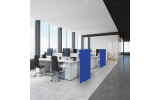 Raumtrenner bzw. Stellwand 160cm x 100cm PG1 Blau