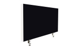 Tischabtrennung 100cm x 50cm x 4,5cm inkl. Alurahmen - Camira® Stoff YS009