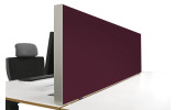 Tischabtrennung 100cm x 50cm x 4,5cm inkl. Alurahmen - Camira® Stoff YS030