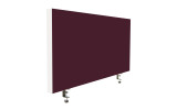 Tischabtrennung 100cm x 50cm x 4,5cm inkl. Alurahmen - Camira® Stoff YS030