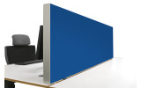 Tischabtrennung 100cm x 50cm x 4,5cm inkl. Alurahmen - Camira® Stoff YS035