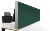 Tischabtrennung 100cm x 50cm x 4,5cm inkl. Alurahmen - Camira® Stoff YS047