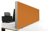 Tischabtrennung 100cm x 50cm x 4,5cm inkl. Alurahmen - Camira® Stoff YS072