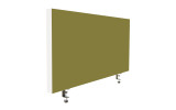 Tischabtrennung 100cm x 50cm x 4,5cm inkl. Alurahmen - Camira® Stoff YS077