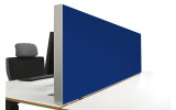 Tischabtrennung 100cm x 50cm x 4,5cm inkl. Alurahmen - Camira® Stoff YS082