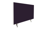 Tischabtrennung 100cm x 50cm x 4,5cm inkl. Alurahmen - Camira® Stoff YS084