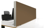 Tischabtrennung 100cm x 50cm x 4,5cm inkl. Alurahmen - Camira® Stoff YS091