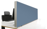 Tischabtrennung 100cm x 50cm x 4,5cm inkl. Alurahmen - Camira® Stoff YS095