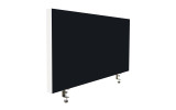 Tischabtrennung 100cm x 50cm x 4,5cm inkl. Alurahmen - Camira® Stoff YS145