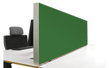 Tischabtrennung 100cm x 50cm x 4,5cm inkl. Alurahmen - Camira® Stoff YS160