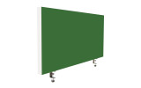Tischabtrennung 100cm x 50cm x 4,5cm inkl. Alurahmen - Camira® Stoff YS160