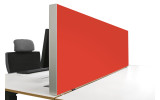 Tischabtrennung 100cm x 50cm x 4,5cm inkl. Alurahmen - Camira® Stoff YS168