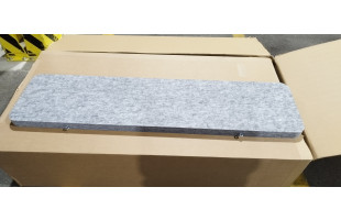 PET-VLIES Baffel zur Aufhängung 120cm x 29cm x 5cm, anthrazite Vliesoberfläche