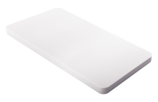 Absorber abgerundet aus Basotect® Schaumstoff 100cm x 50cm x 5cm, weiss