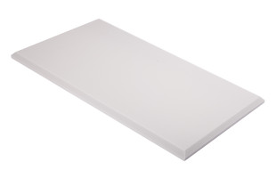 Decorschaumstoff aus Basotect® G+ Schaumstoff 100 x 50 x 3cm, hellgrau
