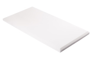Decorschaumstoffe aus Basotect® Schaumstoff 100 x 50 x 4cm, weiss