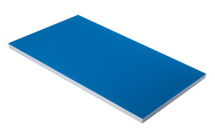 Absorber aus Basotect® 100cm x 50cm x 3cm, blau
