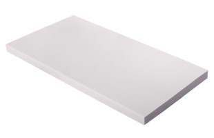 Absorber aus Basotect® G+ Schaumstoff 100cm x 50cm x 5cm, hellgrau