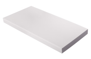 Absorber aus Basotect® G+ Schaumstoff 100cm x 50cm x 7cm, hellgrau