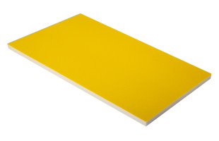 Absorber aus Basotect® 100cm x 50cm x 3cm, gelb