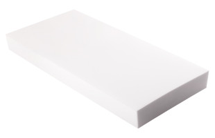 Absorber aus Basotect® Schaumstoff 100cm x 50cm x 10cm, weiss
