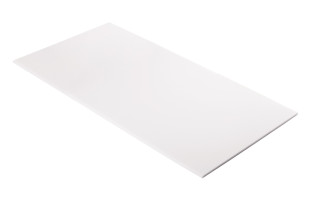 Absorber aus Basotect® Schaumstoff 100cm x 50cm x 1cm, weiss