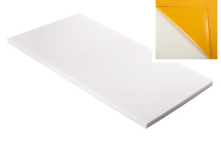 Absorber aus Basotect® Schaumstoff 100cm x 50cm x 3cm,weiss,klebend